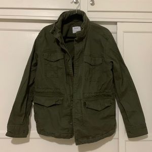 Old Navy utility jacket olive green med
